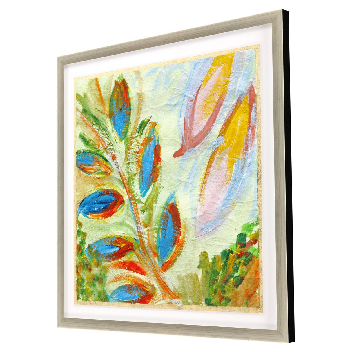 Paragon Sassy Botanica II Blue 37 X 37 X 2 Wall Art