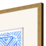 Paragon Indigo Geo S/4 Blue 21 X 21 X 2 Wall Art