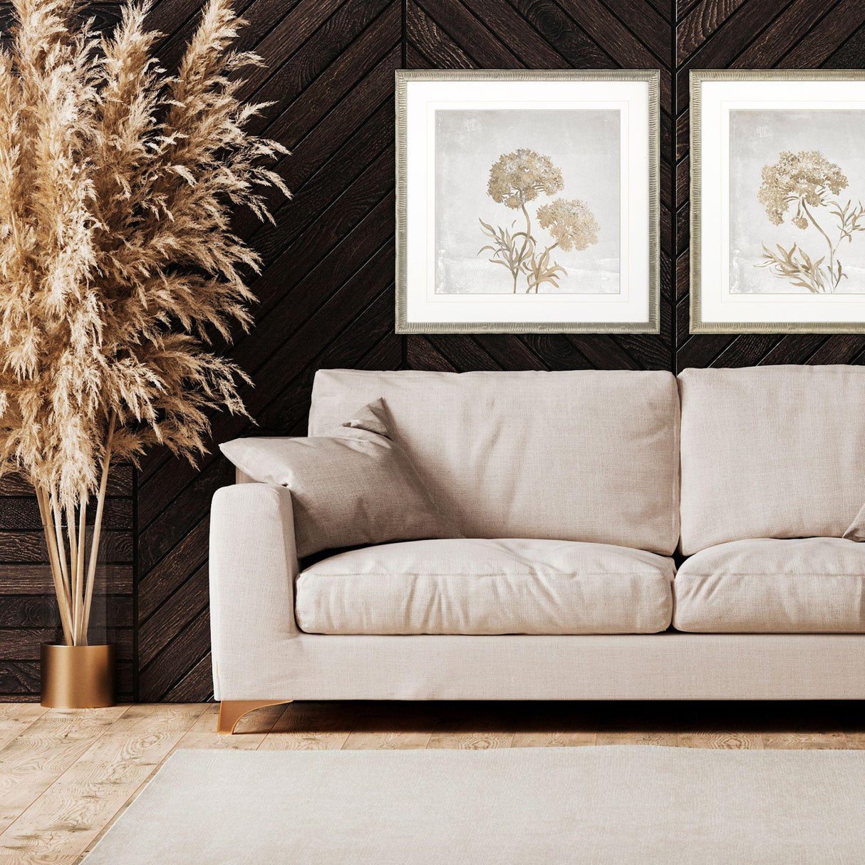 Paragon Delicate Beauty I Gray 35 X 35 X 2 Wall Art