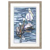 Paragon Three's Company Blue 52 X 36 X 2 Wall Art