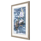 Paragon Three's Company Blue 52 X 36 X 2 Wall Art