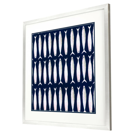 Paragon Fish Pattern I Blue 39 X 39 X 2 Wall Art