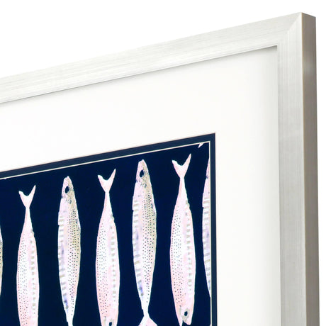 Paragon Fish Pattern I Blue 39 X 39 X 2 Wall Art