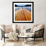Paragon Lake Life I Brown 43 X 43 X 3 Wall Art
