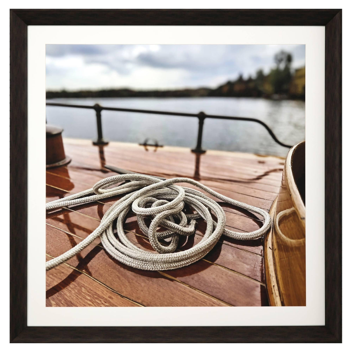 Paragon Lake Life III Brown 43 X 43 X 3 Wall Art