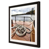 Paragon Lake Life III Brown 43 X 43 X 3 Wall Art