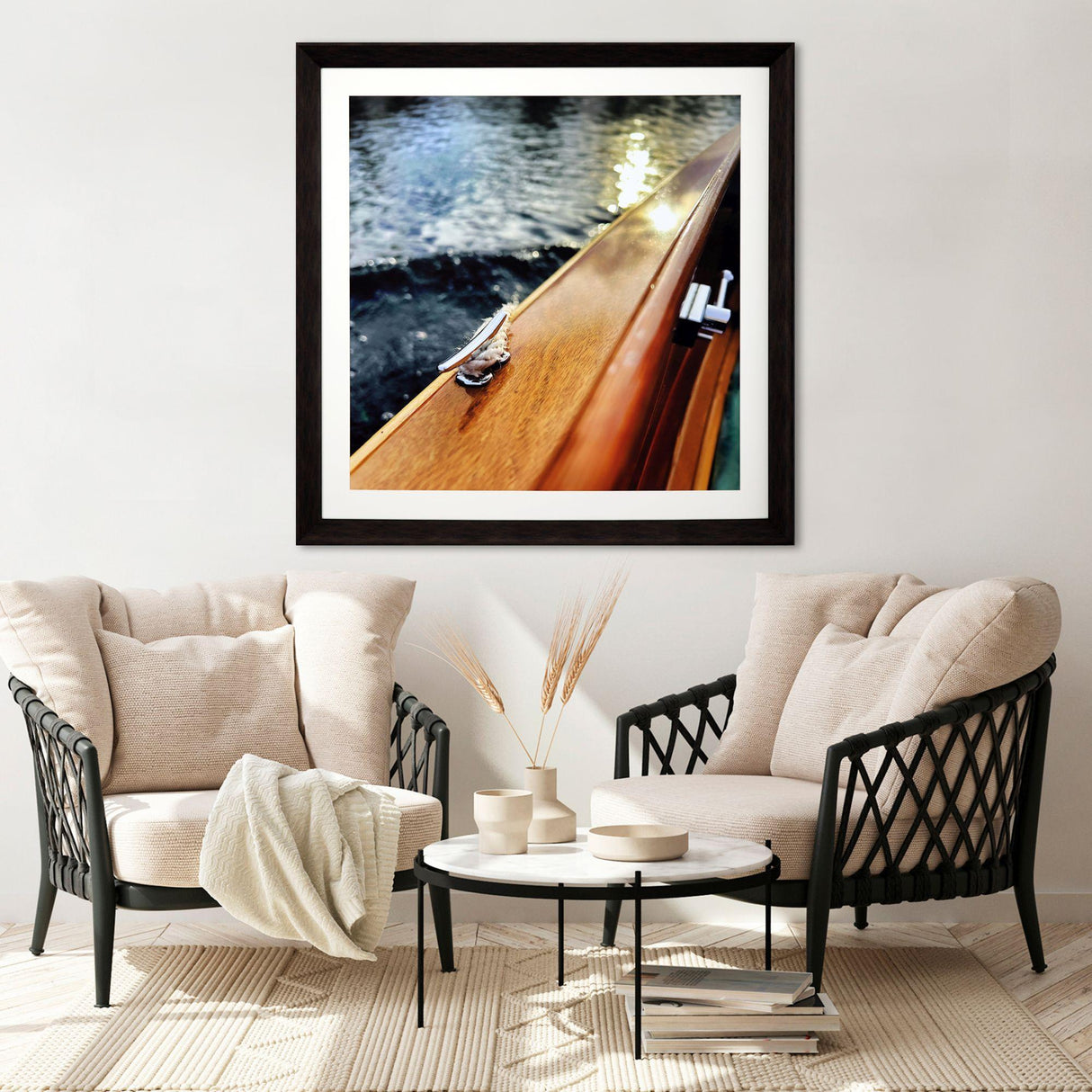 Paragon Lake Life IV Brown 43 X 43 X 3 Wall Art