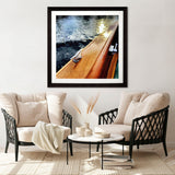 Paragon Lake Life IV Brown 43 X 43 X 3 Wall Art