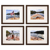 Paragon Peaceful Lake S/4 Brown 23 X 27 X 2 Wall Art