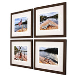 Paragon Peaceful Lake S/4 Brown 23 X 27 X 2 Wall Art