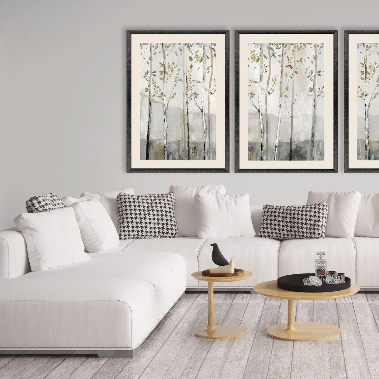Paragon Blue Birch Serenade I Gray 47 X 33 X 2 Wall Art