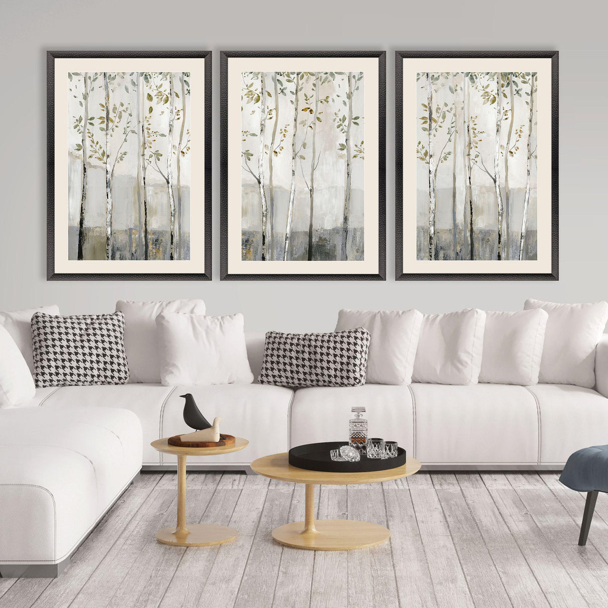 Paragon Blue Birch Serenade II Gray 47 X 33 X 2 Wall Art