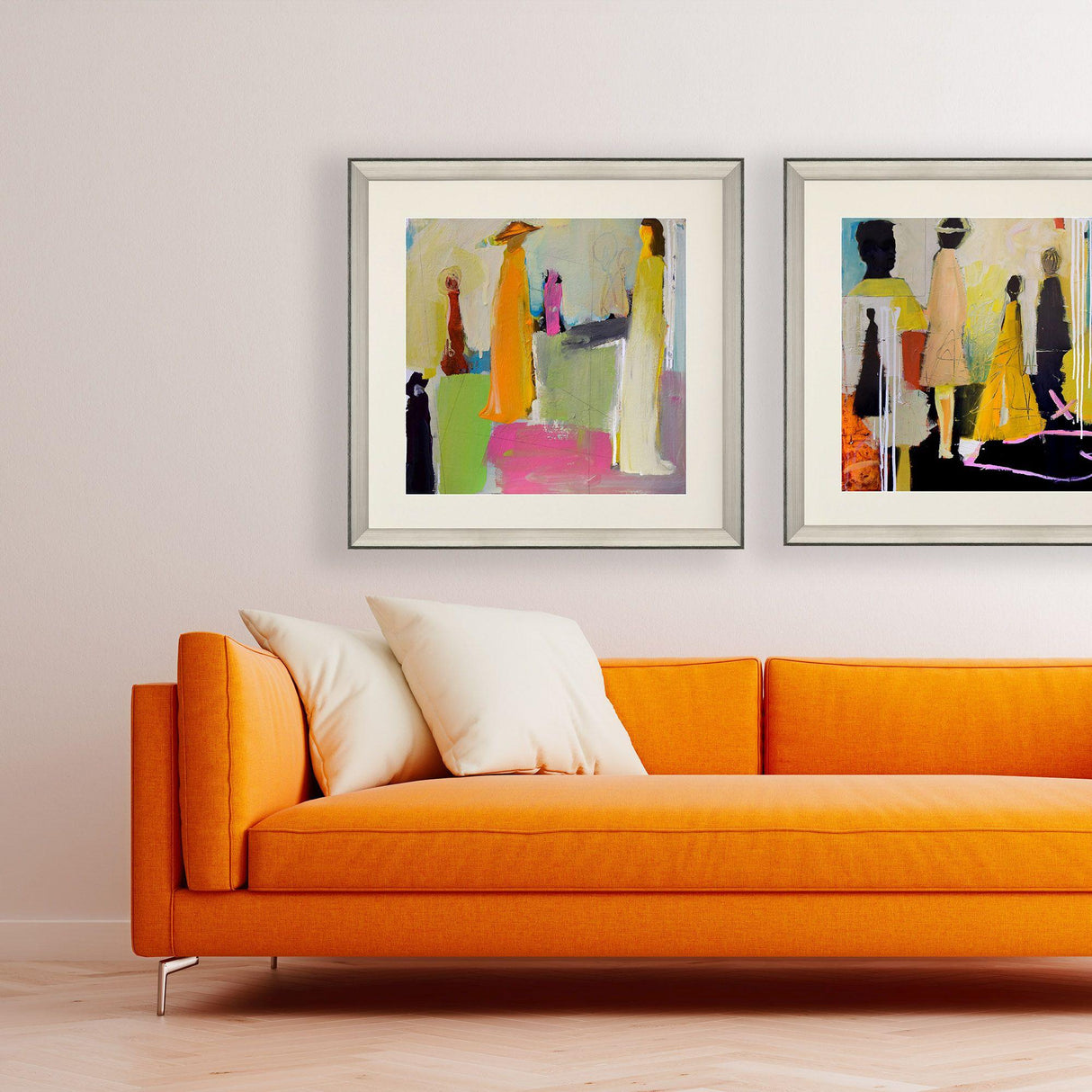 Paragon Social Distancing Pink 40 X 40 X 3 Wall Art