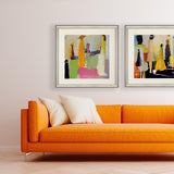 Paragon Social Distancing Pink 40 X 40 X 3 Wall Art