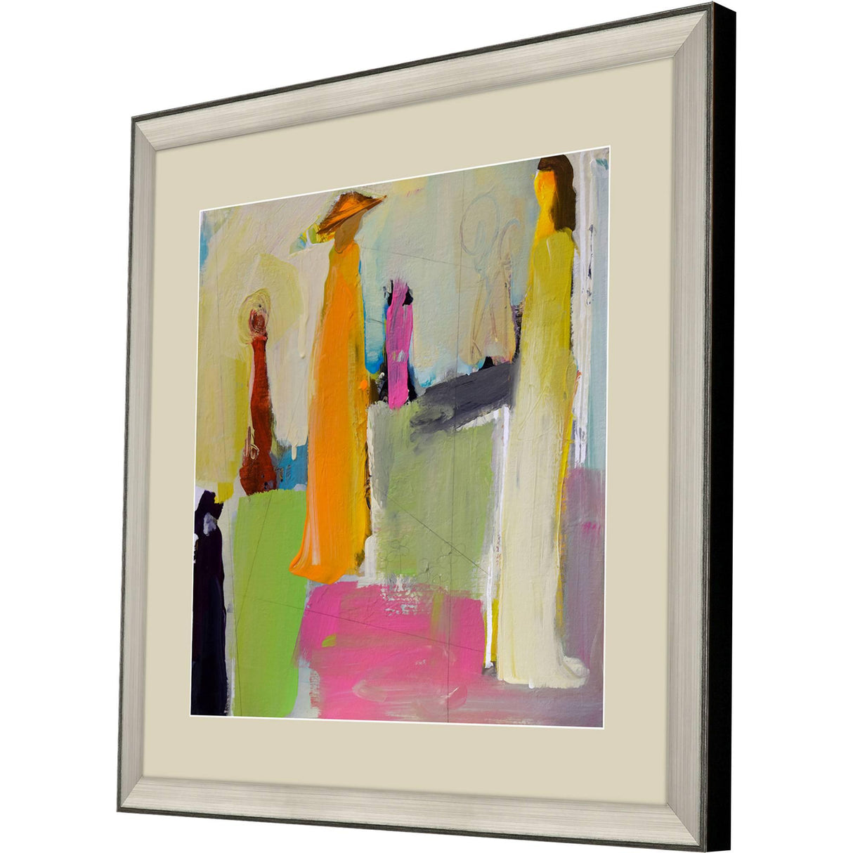 Paragon Social Distancing Pink 40 X 40 X 3 Wall Art