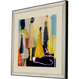 Paragon Meandering Pink 40 X 40 X 3 Wall Art