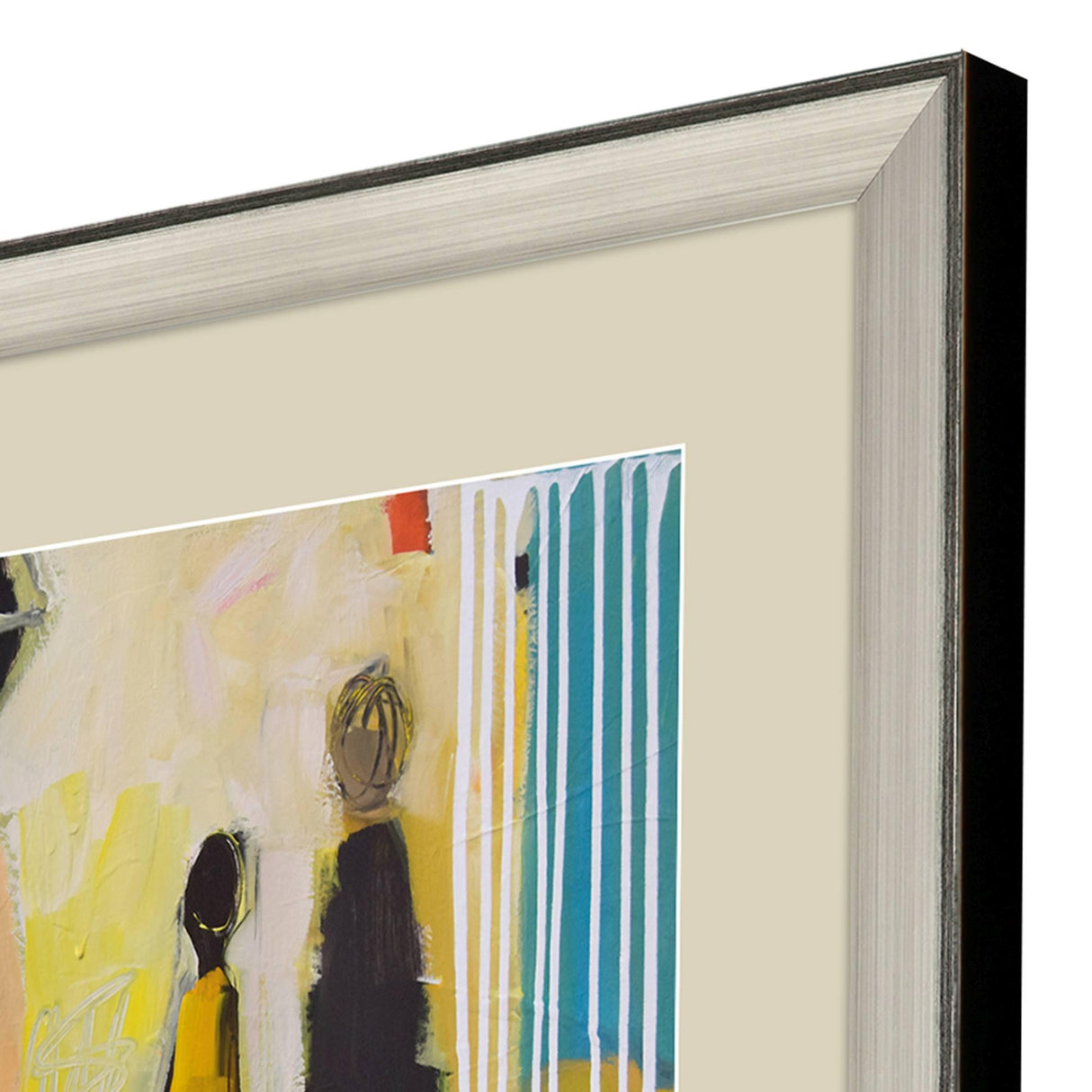 Paragon Meandering Pink 40 X 40 X 3 Wall Art