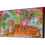 Paragon Tiger at Rest Orange 18 X 36 X 2 Wall Art