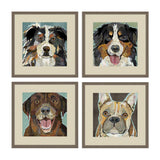 Paragon Dog Collage I S/4 Brown 21 X 21 X 2 Wall Art