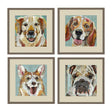 Paragon Dog Collage II S/4 Brown 21 X 21 X 2 Wall Art