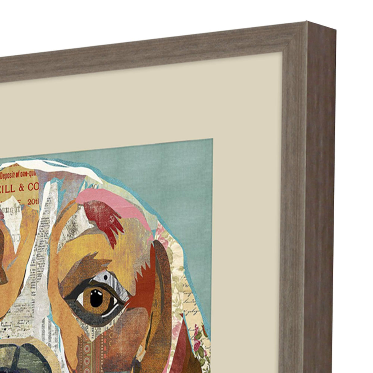 Paragon Dog Collage II S/4 Brown 21 X 21 X 2 Wall Art