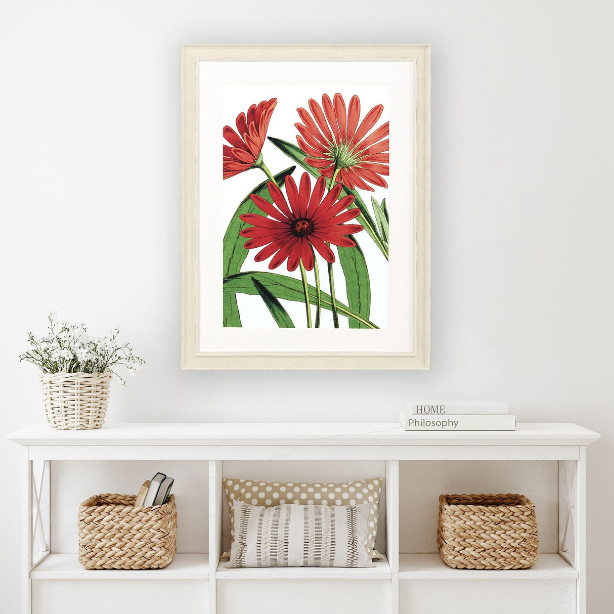 Paragon Osteospermum Red 41 X 31 X 2 Wall Art