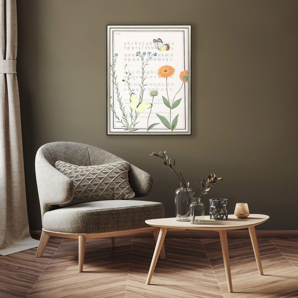 Paragon Ephemeral Flourish Green 34 X 26 X 1 Wall Art