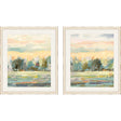 Paragon Forest Glow S/2 Blue 30 X 25 X 2 Wall Art