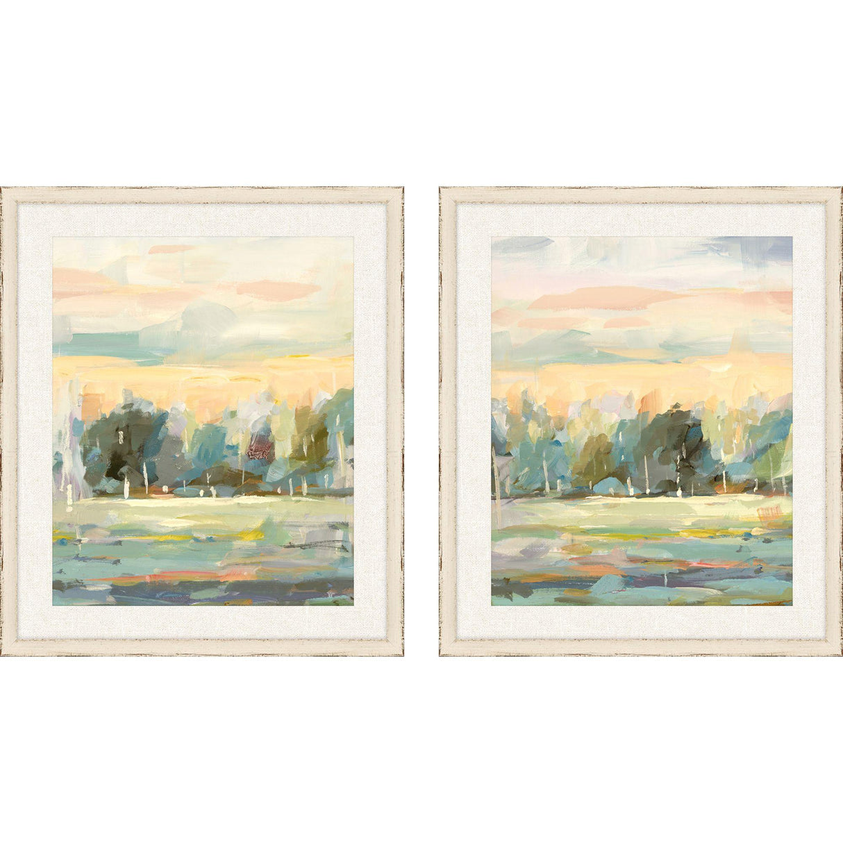 Paragon Forest Glow S/2 Blue 30 X 25 X 2 Wall Art