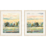Paragon Forest Glow S/2 Blue 30 X 25 X 2 Wall Art