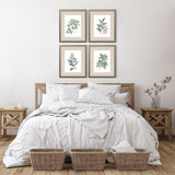 Paragon White Flowers S/4 Green 24 X 20 X 1 Wall Art