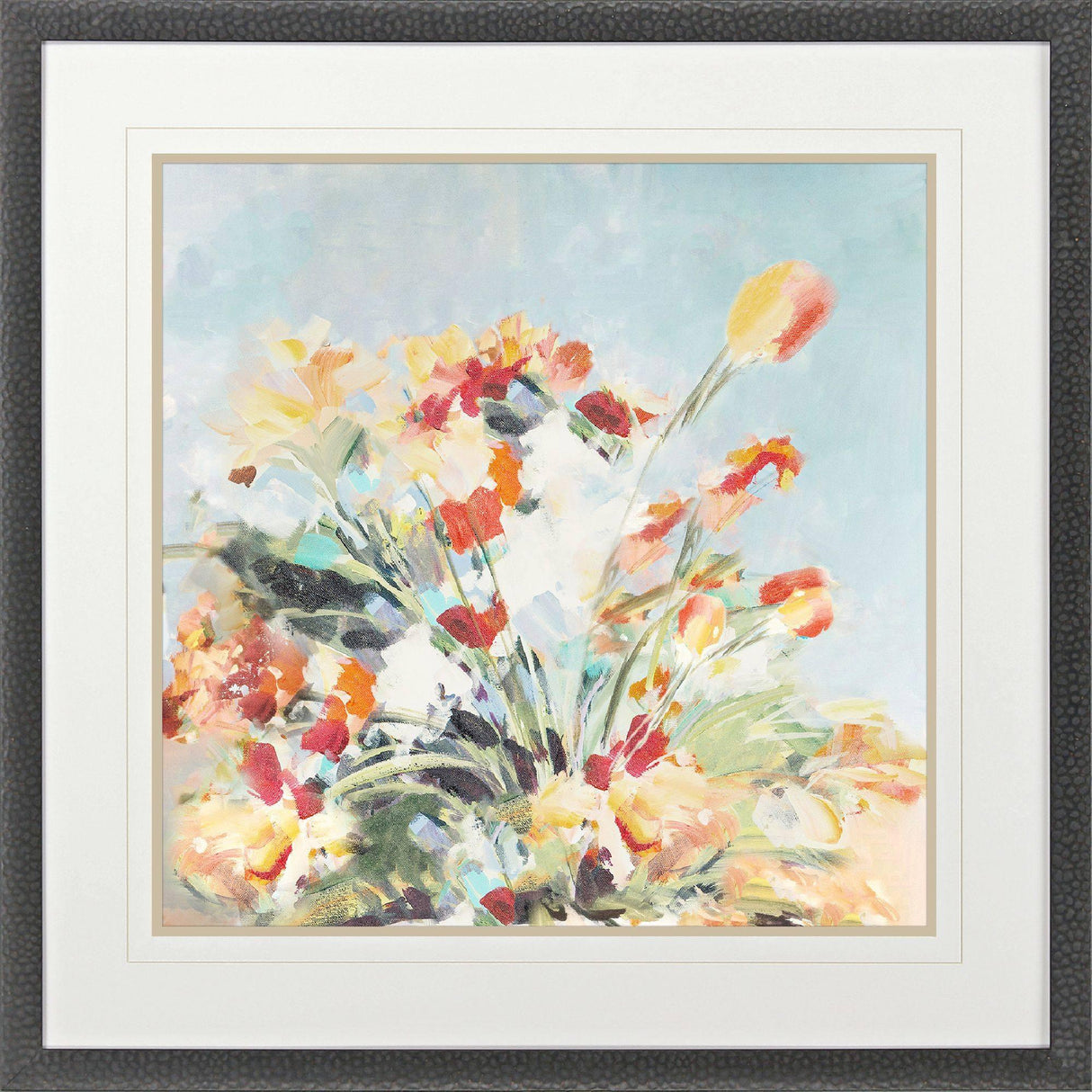 Paragon Sun Kissed Flowers II Red 40 X 40 X 2 Wall Art