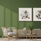 Paragon Golden Floral I White 35 X 35 X 2 Wall Art
