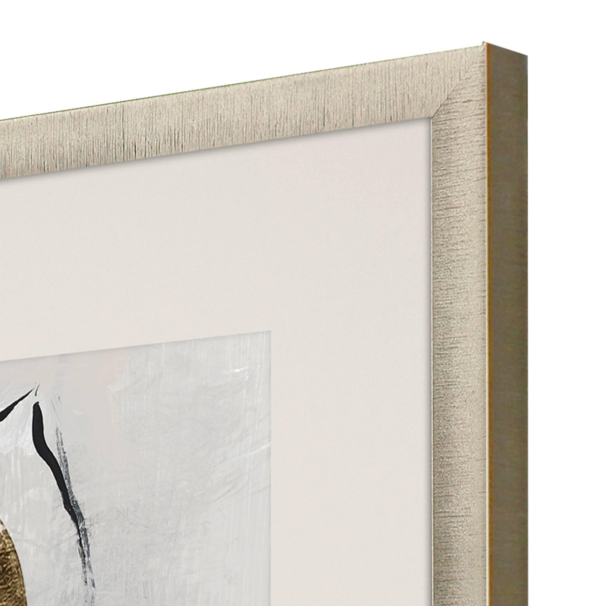Paragon Golden Floral I White 35 X 35 X 2 Wall Art
