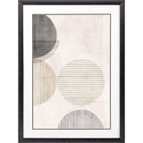 Paragon Stitched Spheres II Gray 45 X 33 X 2 Wall Art