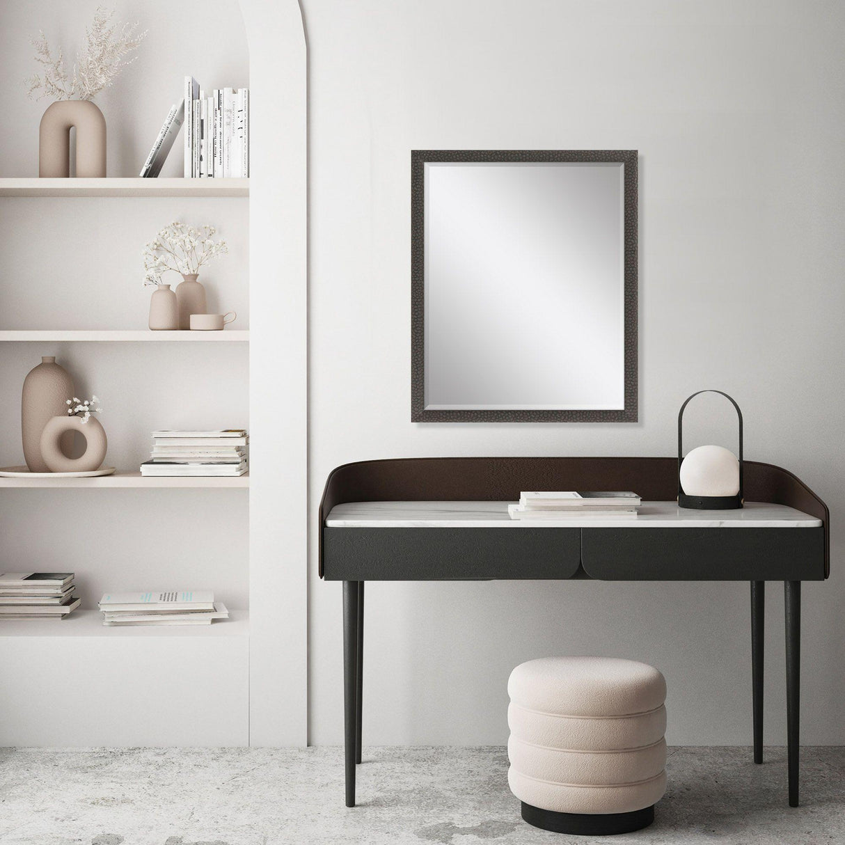 Paragon #524 22 x 28 Beveled Brown 31 X 25 X 2 Wall Mirror
