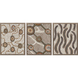 Paragon Huzi I S/3 Brown 25 X 19 X 2 Wall Art