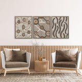 Paragon Huzi I S/3 Brown 25 X 19 X 2 Wall Art