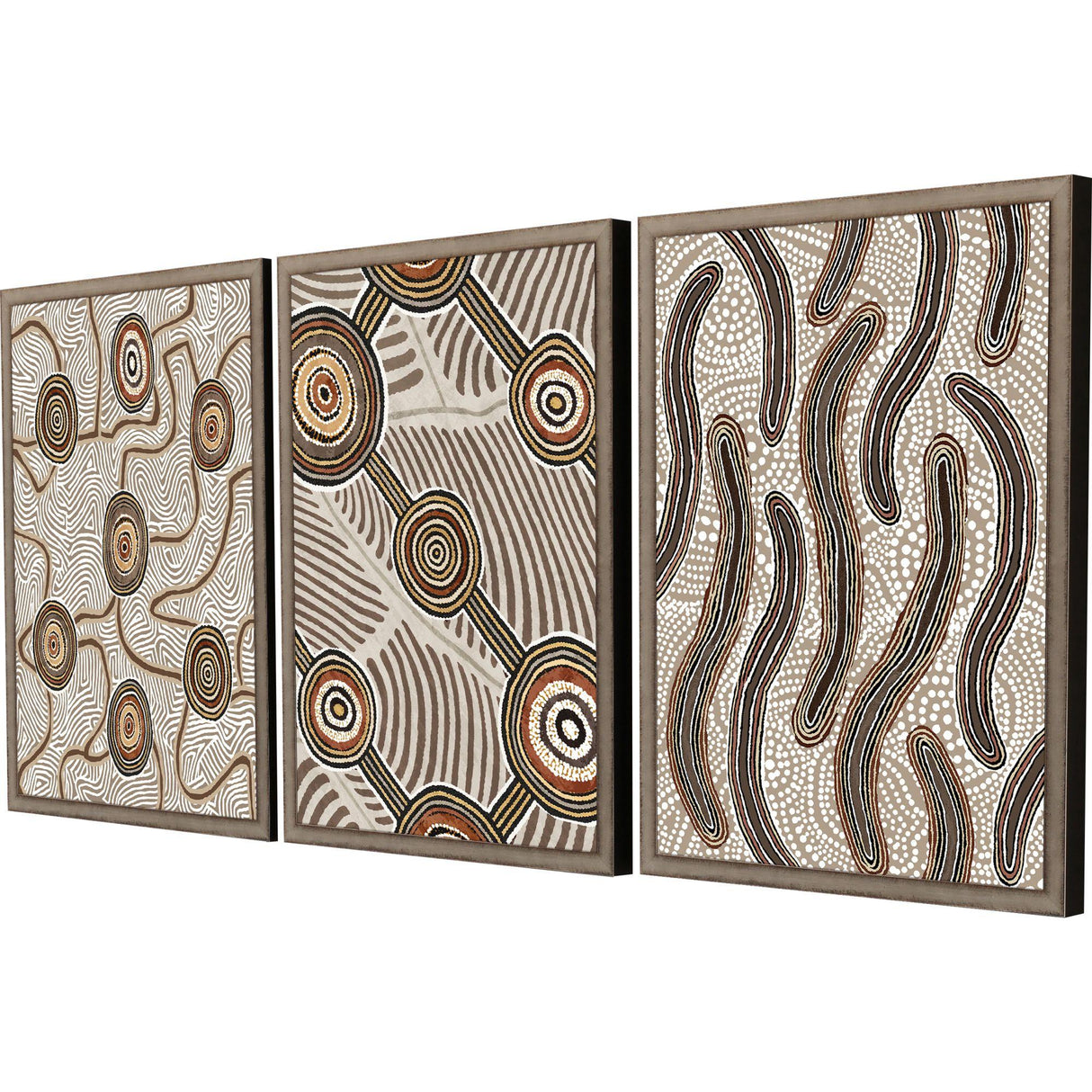 Paragon Huzi I S/3 Brown 25 X 19 X 2 Wall Art