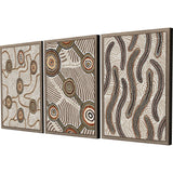 Paragon Huzi I S/3 Brown 25 X 19 X 2 Wall Art