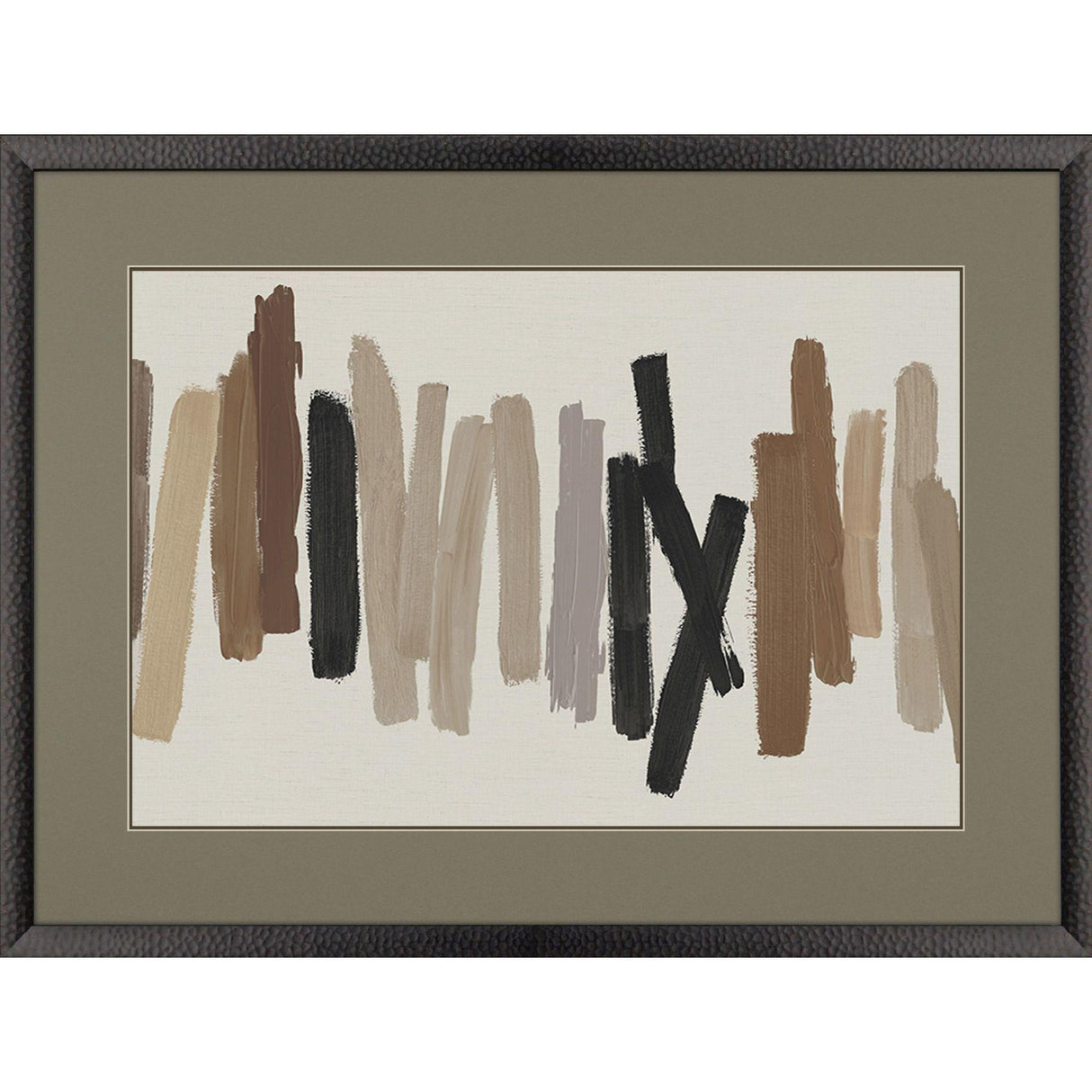 Paragon Strokes in Brown I Brown 35 X 47 X 2 Wall Art