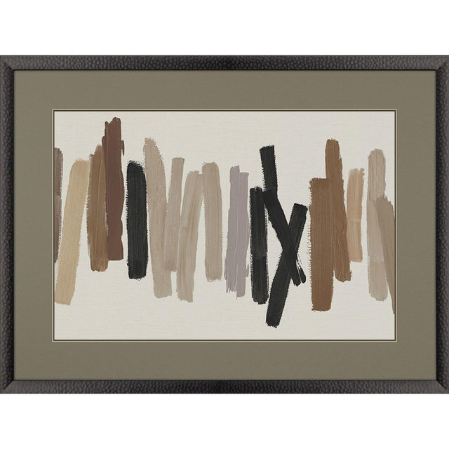 Paragon Strokes in Brown I Brown 35 X 47 X 2 Wall Art