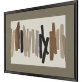 Paragon Strokes in Brown I Brown 35 X 47 X 2 Wall Art