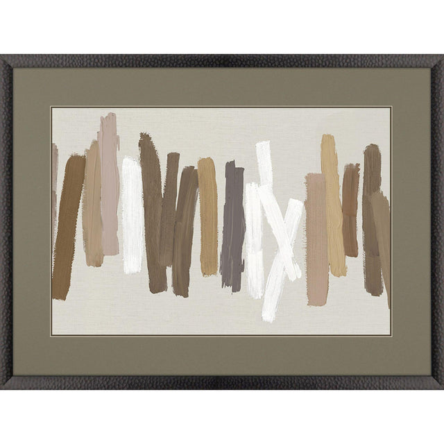 Paragon Strokes in Brown II Brown 35 X 47 X 2 Wall Art