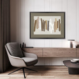 Paragon Strokes in Brown II Brown 35 X 47 X 2 Wall Art