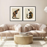 Paragon Quiet Listener S/2 Brown 27 X 23 X 1 Wall Art