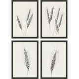 Paragon Wavering Wheat S/4 Black 26 X 18 X 2 Wall Art