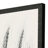 Paragon Wavering Wheat S/4 Black 26 X 18 X 2 Wall Art