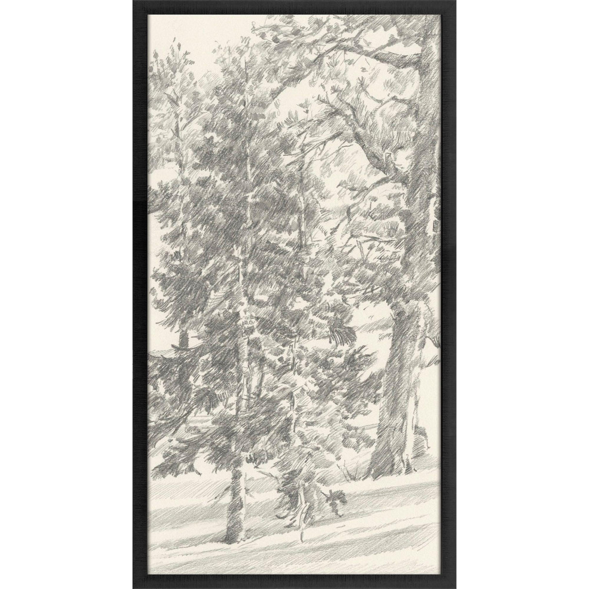Paragon Tree Study II Black 51 X 27 X 3 Wall Art