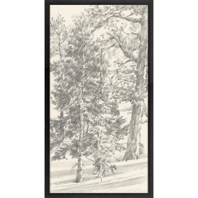 Paragon Tree Study II Black 51 X 27 X 3 Wall Art